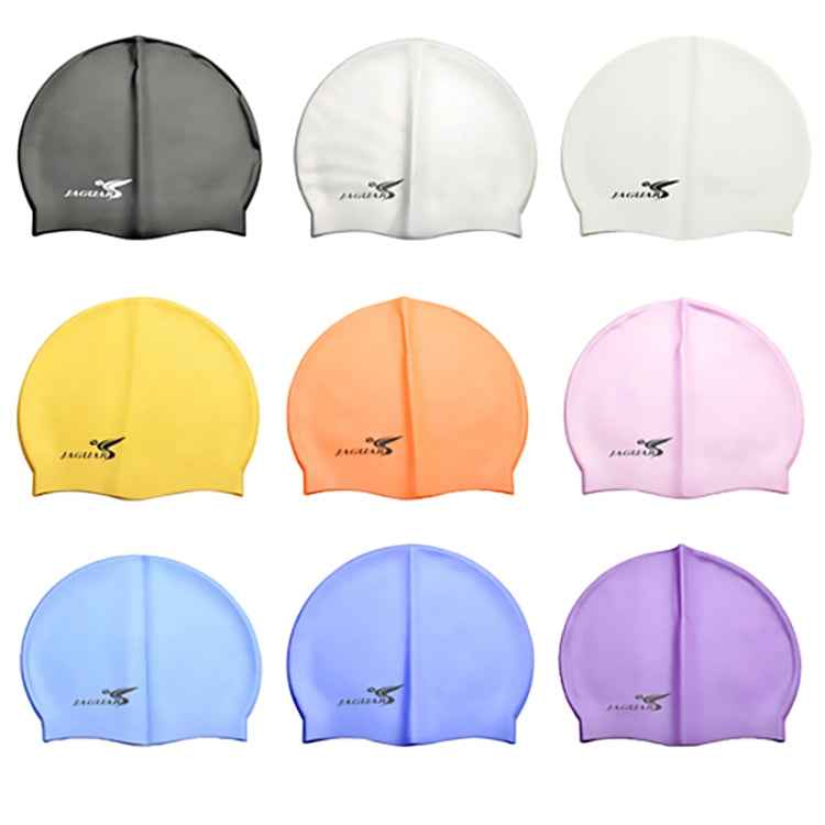 Pure Color Style Elastic Silicone Swimming Cap / Swimming Hat, SC509 Pink, SC301 White, SC306 Dark Blue, SC302 Yellow, SC309 Purple, SC601 Grey, SC208 Black, SC605 Baby Blue, SC310 Orange