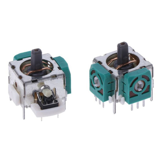 Manette de jeu OEM (manette épaisse) 3D verte pour Xbox/PS2