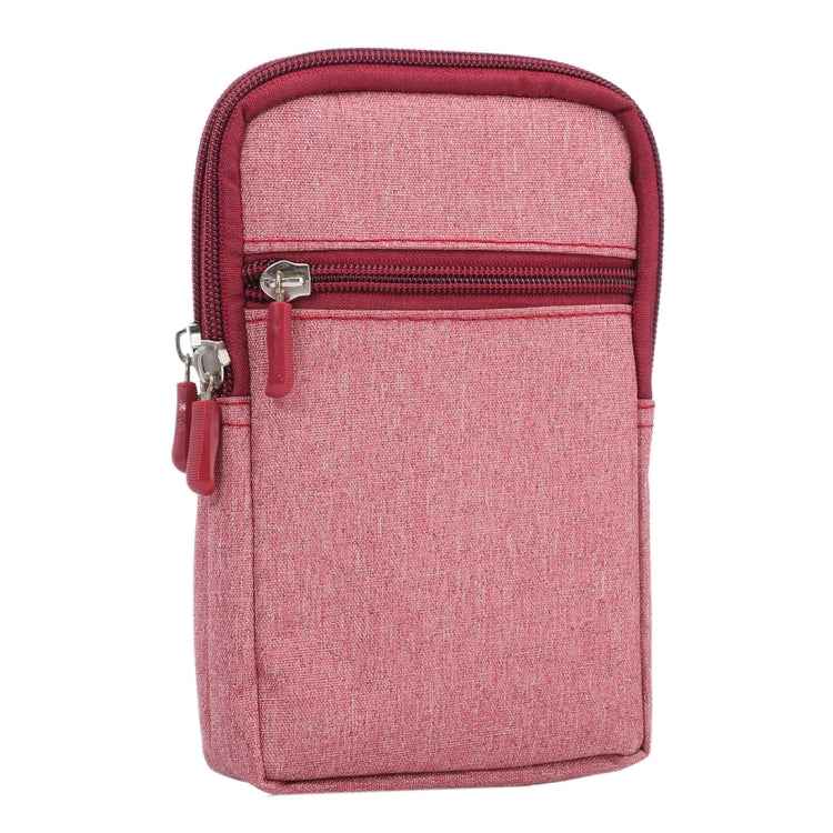 Universal Jeans Leisure Style Leather Case / Waist Bag for Galaxy S9+ & S8+ & Note 8 & S7 Edge / iPhone X & 7 & 7 Plus & 6 Plus & 6s Plus / Huawei Mate 8, Size:18.0 x 11.0 x 2.5cm