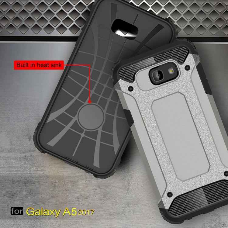 For Galaxy A5 (2017) / A520 Tough Armor TPU + PC Phone Case