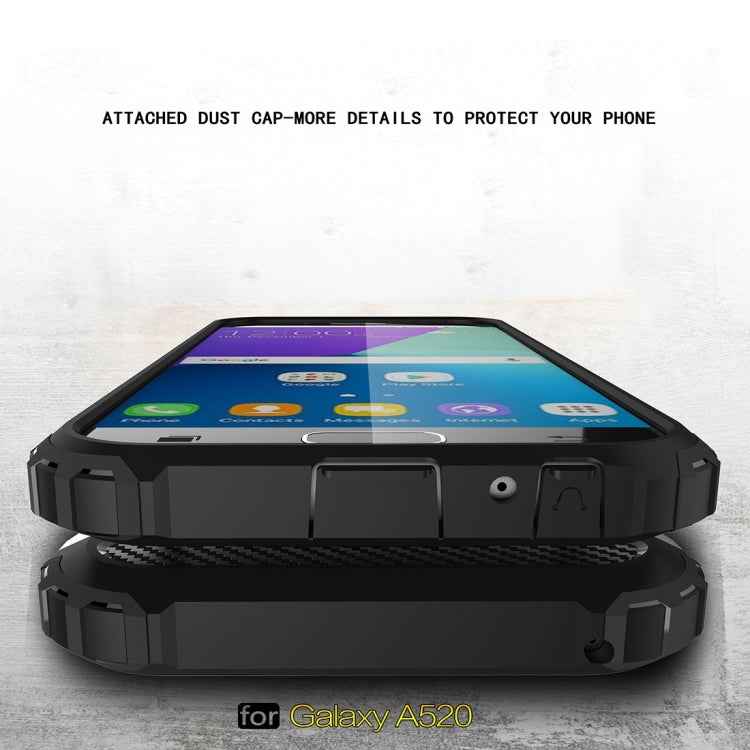 For Galaxy A5 (2017) / A520 Tough Armor TPU + PC Phone Case
