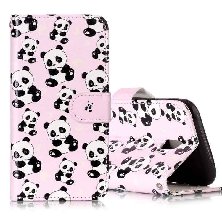 For Galaxy J3 (2017) (EU Version) Gloss Oil Embossed Horizontal Flip Leather Case with Holder & Card Slots & Wallet & Photo Frame