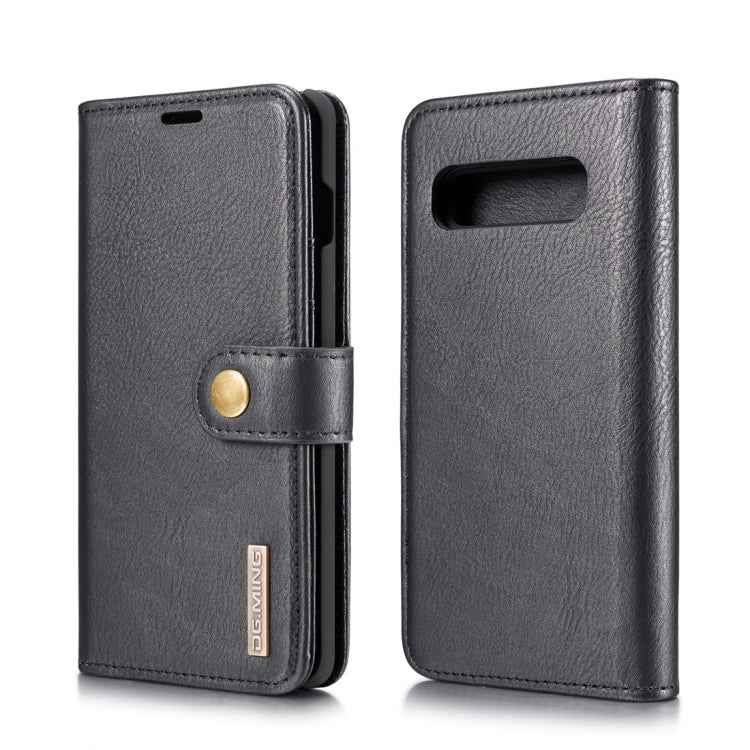 DG.MING Crazy Horse Texture Flip Detachable Magnetic Leather Case for Samsung Galaxy S10, with Holder & Card Slots & Wallet, For Samsung Galaxy S10, Galaxy S10