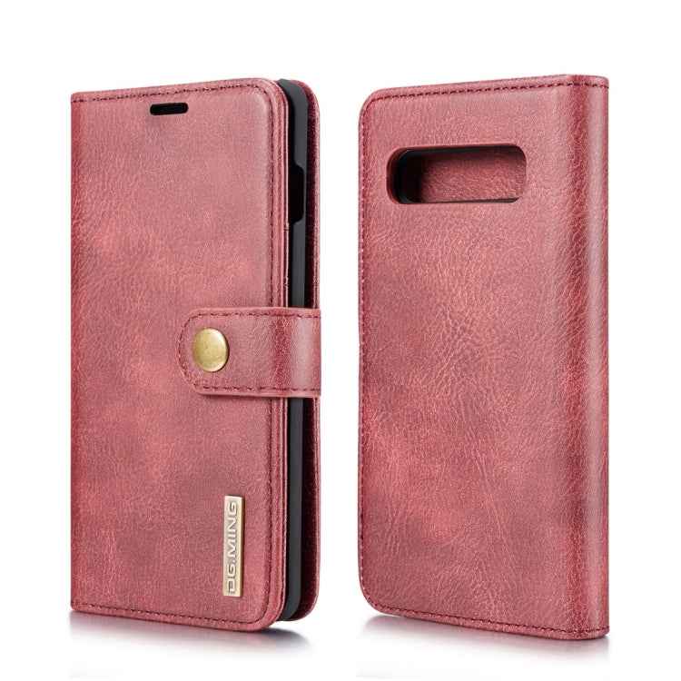 DG.MING Crazy Horse Texture Flip Detachable Magnetic Leather Case for Samsung Galaxy S10, with Holder & Card Slots & Wallet, For Samsung Galaxy S10, Galaxy S10