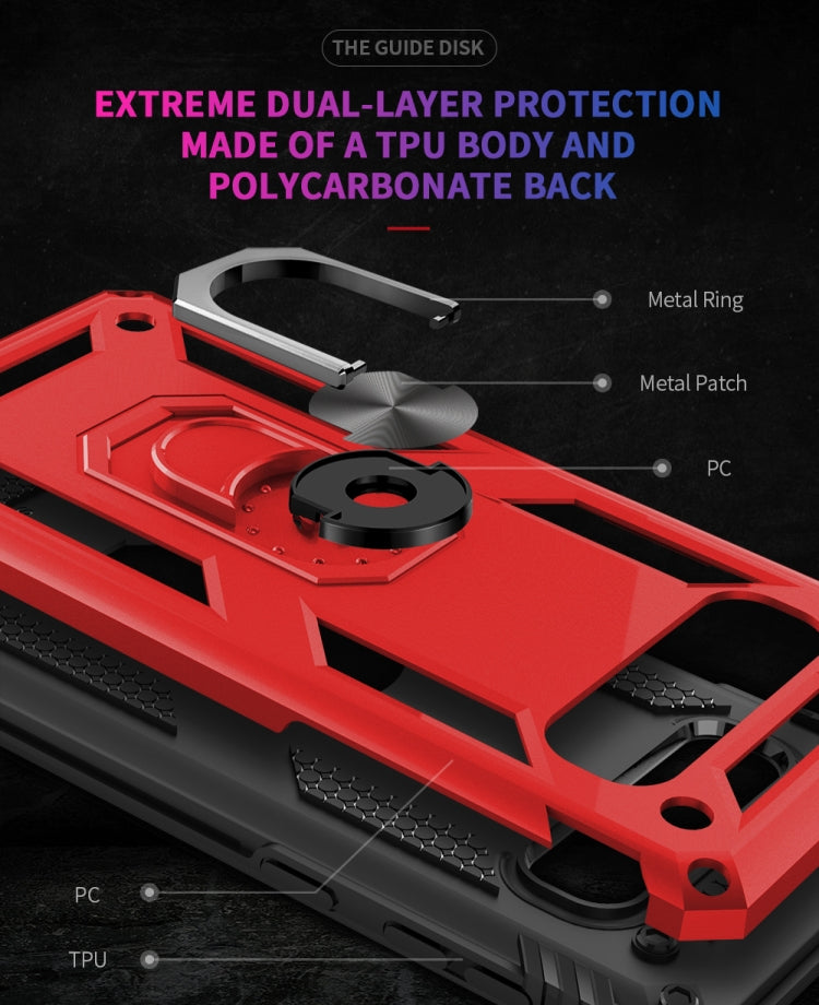 Sergeant Armor Shockproof TPU + PC Protective Case for Galaxy S10, with 360 Degree Rotation Holder