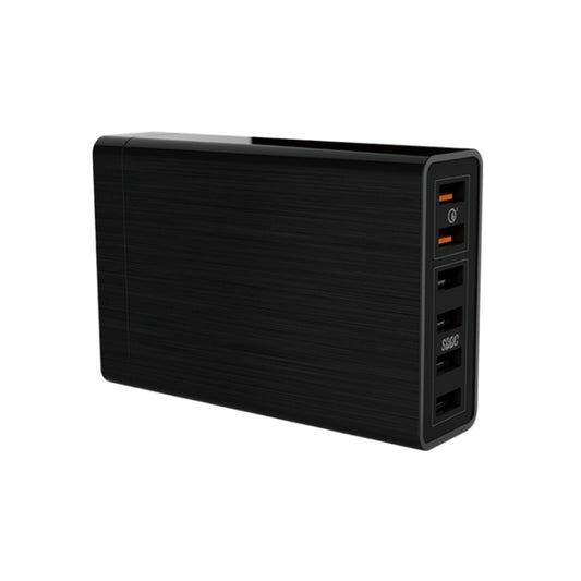 Cargador USB VEDFUN TurboCube D620 de seis puertos con tecnología Quick Charge 3.0 + SDDC, enchufe UE/EE. UU./RU