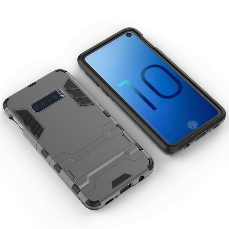 Shockproof PC + TPU Case for Galaxy S10e, with Holder