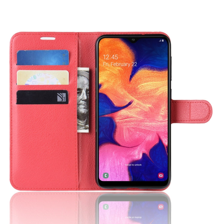 Litchi Texture Horizontal Flip Leather Case for Galaxy A10, with Wallet & Holder & Card Slots, For Galaxy A10 (1), For Galaxy A10 (1), For Galaxy A10