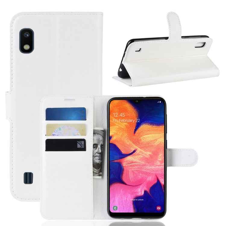 Litchi Texture Horizontal Flip Leather Case for Galaxy A10, with Wallet & Holder & Card Slots, For Galaxy A10 (1), For Galaxy A10 (1), For Galaxy A10