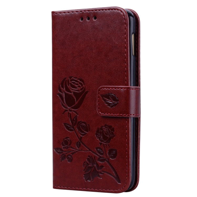 Rose Embossed Horizontal Flip PU Leather Case for Galaxy S10e, with Holder & Card Slots & Wallet, Galaxy S10e, For Samsung Galaxy S10e
