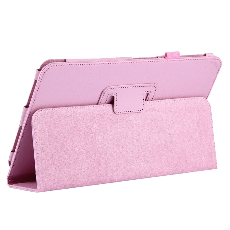 For Galaxy Tab A 10.1 / T580 Litchi Texture Magnetic Horizontal Flip Leather Case with Holder & Sleep / Wake-up Function, Galaxy Tab A 10.1 (2016), For Galaxy Tab A 10.1 (2016) / T580