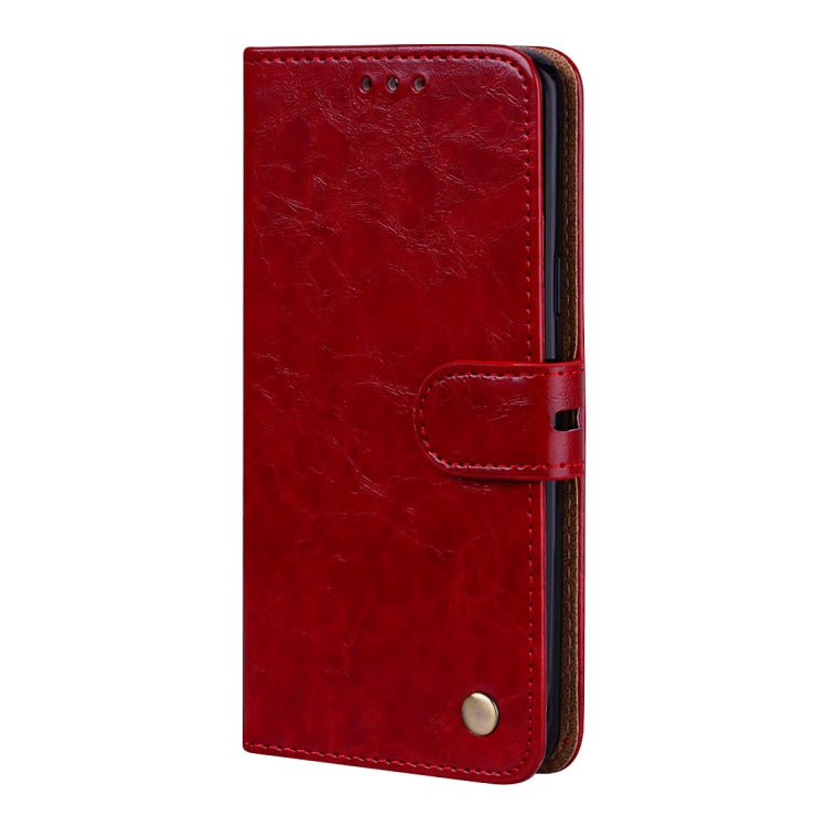 For Galaxy S9 Oil Wax Texture Horizontal Flip Leather Case with Holder & Card Slots & Wallet