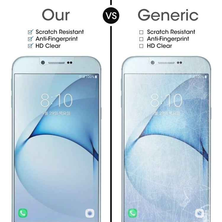 0.26mm 9H 2.5D Tempered Glass Film for Galaxy A8 (2016), For Galaxy A8 (2016)(1 PC)