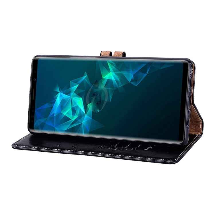 Business Style Oil Wax Texture Horizontal Flip Leather Case, with Holder & Card Slots & Wallet For Galaxy Note9, For Galaxy Note9