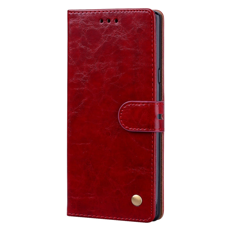 Business Style Oil Wax Texture Horizontal Flip Leather Case, with Holder & Card Slots & Wallet For Galaxy Note9