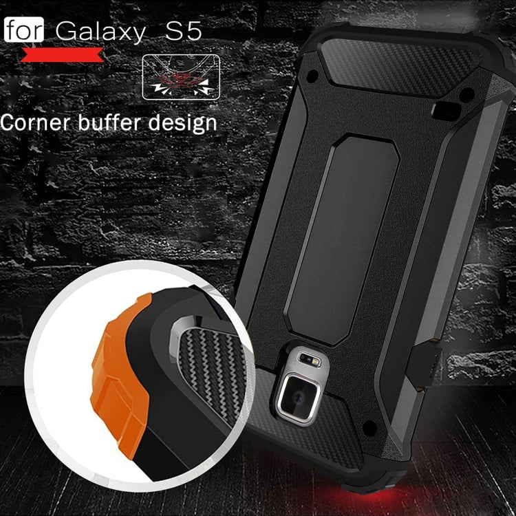 Coque Tough Armor en TPU et PC pour Galaxy S5/G900