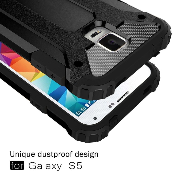 Coque Tough Armor en TPU et PC pour Galaxy S5/G900