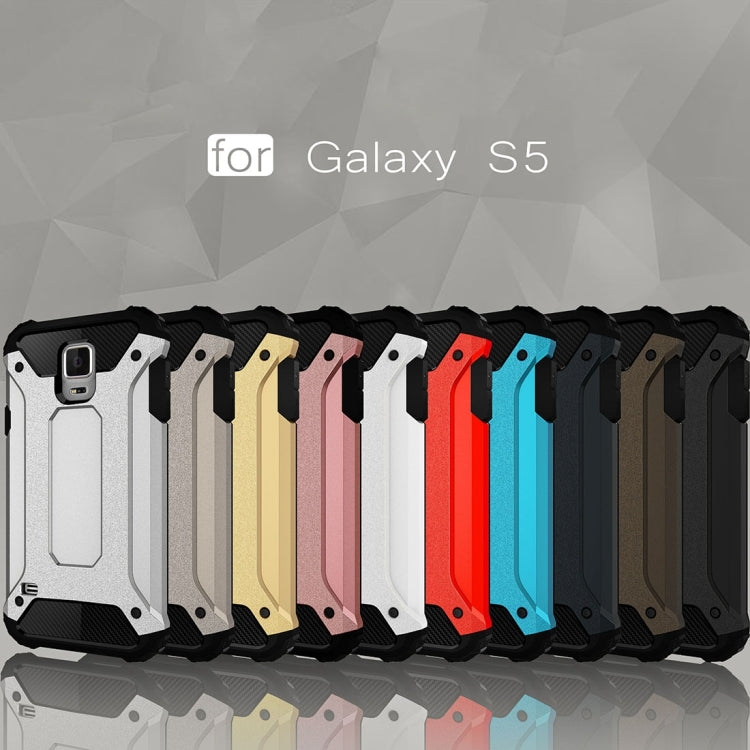 Funda combinada de TPU y PC resistente para Galaxy S5/G900
