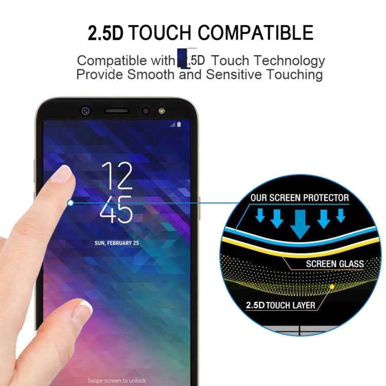 0.26mm 9H 2.5D Tempered Glass Film for Galaxy A6 (2018)