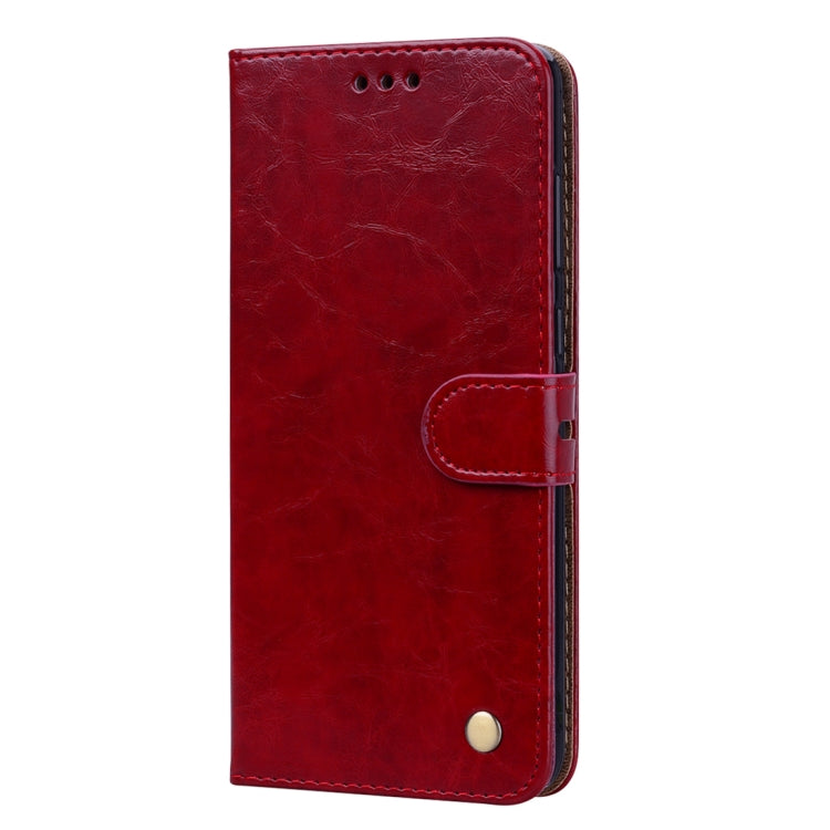 Funda de cuero con tapa horizontal y textura de cera de aceite para Samsung Galaxy A9 (2018) / A9s, con soporte, ranuras para tarjetas y billetera. Para Galaxy A9 (2018) / A9s.