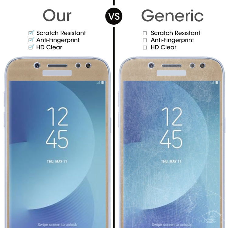 For Galaxy J5 (2017) (EU Version) 0.26mm 9H Surface Hardness 2.5D Curved Silk-screen Full Screen Tempered Glass Screen Protector
