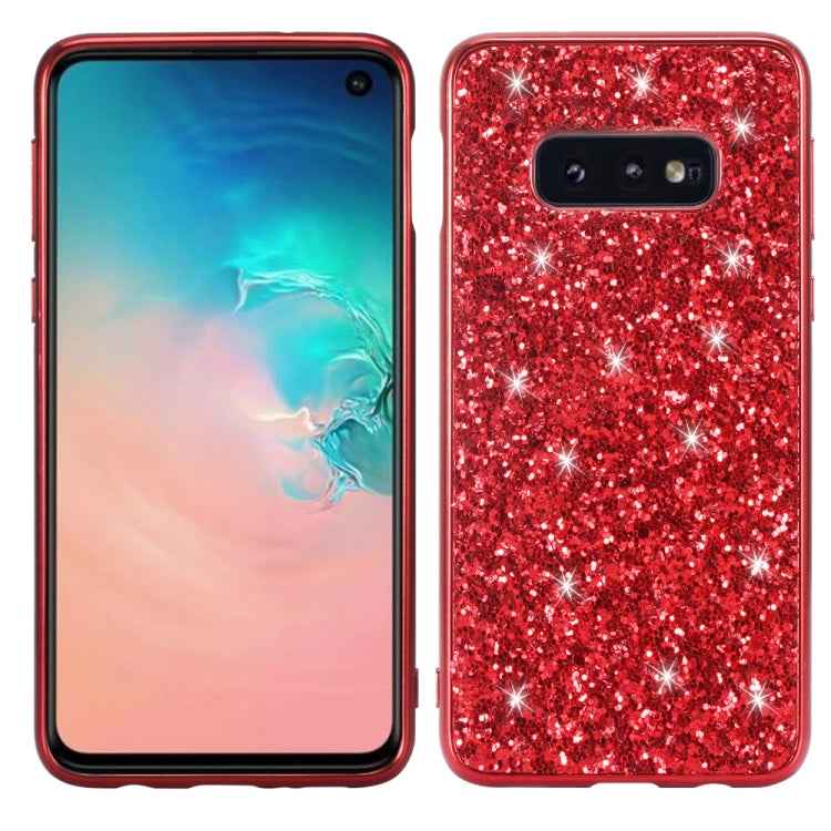 Glitter Powder Shockproof TPU Protective Case for Galaxy S10+