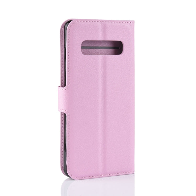 Litchi Texture Horizontal Flip Leather Case for Galaxy S10 , with Wallet & Holder & Card Slots, Galaxy S10, For Galaxy S10