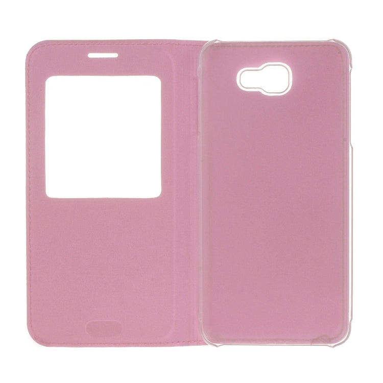 For Galaxy J5 (2017) (US Version) Litchi Texture Horizontal Flip Leather Case with Call Display ID