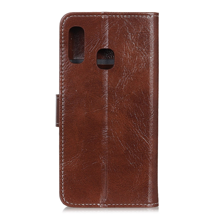 Retro Crazy Horse Texture Horizontal Flip Leather Case for Galaxy A20e, with Holder & Card Slots & Wallet & Photo Frame, For Galaxy A20e, For Samsung Galaxy A20e