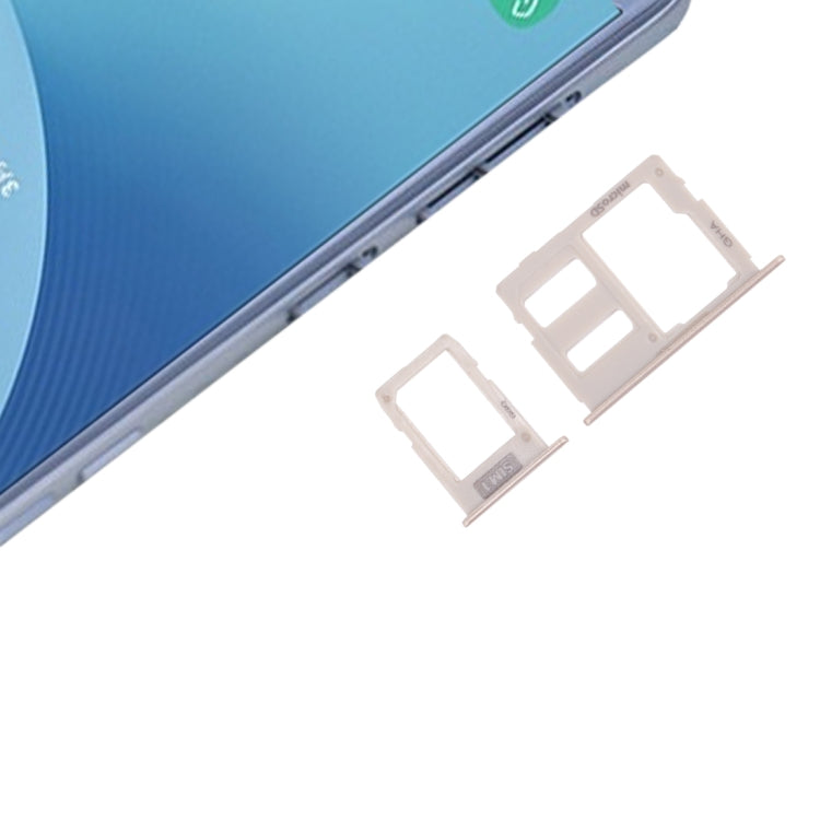 Tiroir de carte SIM + Tiroir de carte Micro SD pour Galaxy J3 (2017) Single SIM / J330 & J5 (2017) Single SIM / J530 & J7 (2017) Single SIM / J730, Galaxy J3 (2017) Single, Pour Galaxy J730 Single, Pour Galaxy J730 Single SIM ...