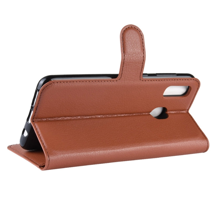 Litchi Texture Horizontal Flip Leather Case for Galaxy A20e, with Wallet & Holder & Card Slots