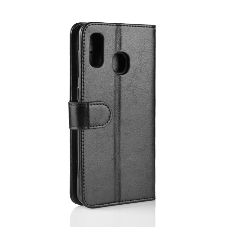 R64 Texture Single Fold Horizontal Flip Leather Case for Galaxy A20e, with Holder & Card Slots & Wallet, For Galaxy A20e