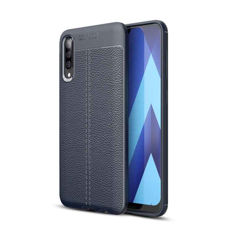 Litchi Texture TPU Shockproof Case for Galaxy A50