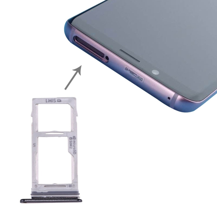 For Galaxy S9+ / S9 SIM & SIM / Micro SD Card Tray, For Samsung Galaxy S9+ / S9 (Double), For Galaxy S9+ / S9(Double SIM), For S9+ / S9 (Double), For Galaxy S9+ / S9