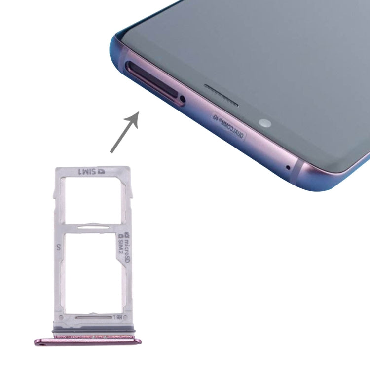For Galaxy S9+ / S9 SIM & SIM / Micro SD Card Tray, For Samsung Galaxy S9+ / S9 (Double), For Galaxy S9+ / S9 (2 SIM), For S9+ / S9 (Double), For Galaxy S9+ / S9