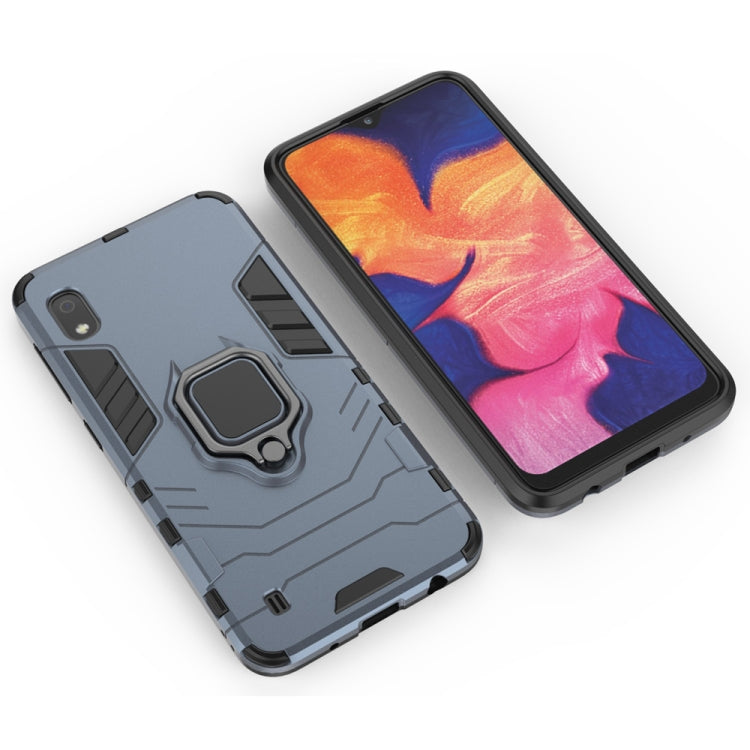 PC + TPU Shockproof Protective Case for Galaxy A10, with Magnetic Ring Holder, For Galaxy A10