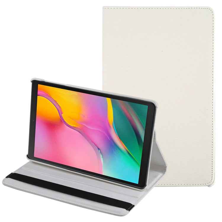 Litchi Texture Horizontal Flip 360 Degrees Rotation Leather Case for Galaxy Tab A 10.1 (2019) T510 / T515, with Holder