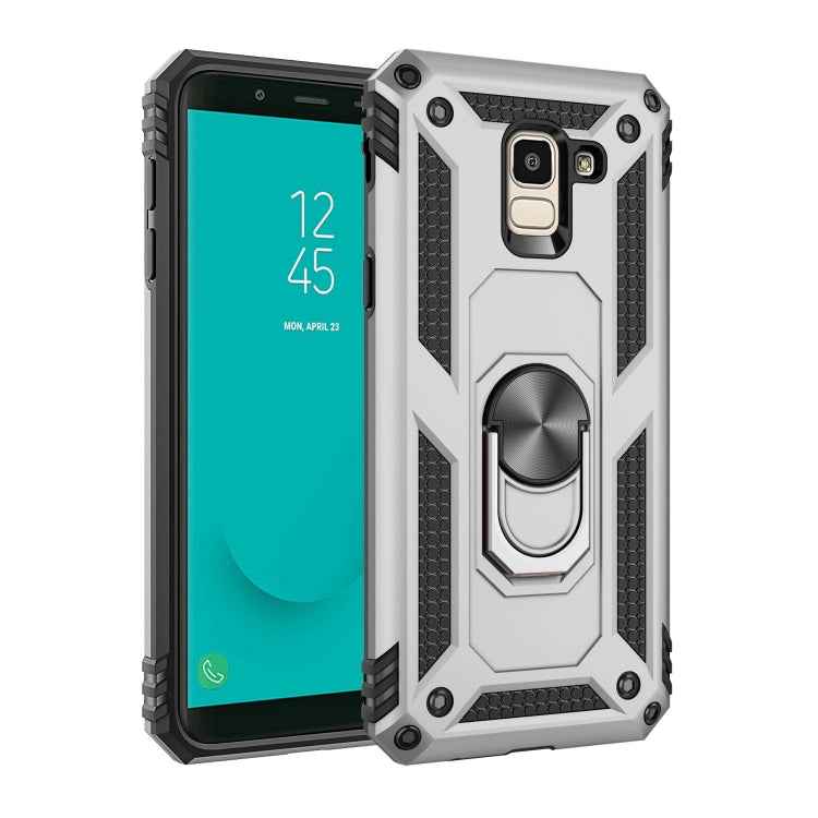 Armor Shockproof TPU + PC Protective Case for Galaxy J6 (2018), with 360 Degree Rotation Holder