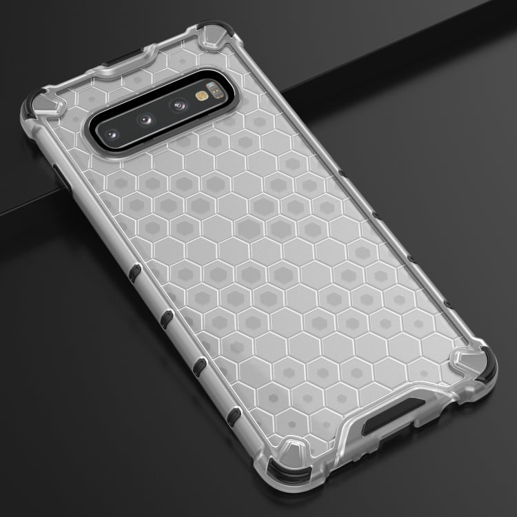 Honeycomb Shockproof PC + TPU Case for Galaxy S10+, For Galaxy S10+