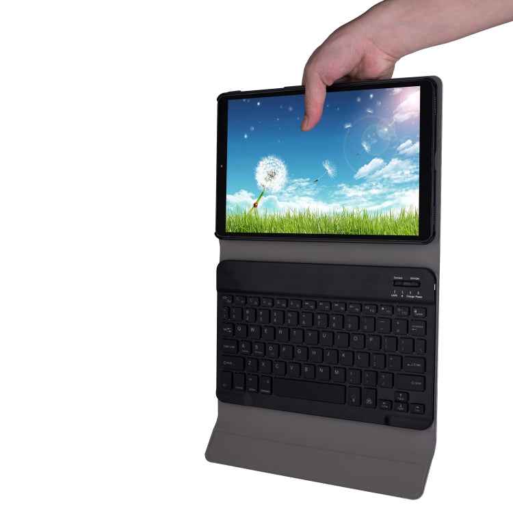 DY510D Colorful Lighting Detachable Plastic Bluetooth Keyboard Tablet Case for Samsung Galaxy Tab A 10.1 (2019) T510 / T511, with Holder