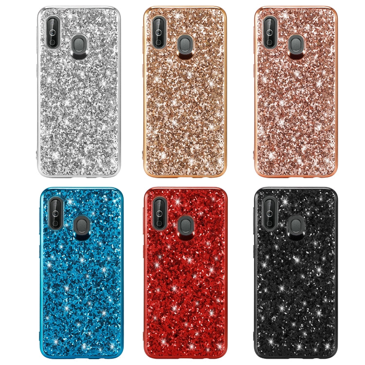 Coque antichoc en TPU pailleté pour Galaxy A40