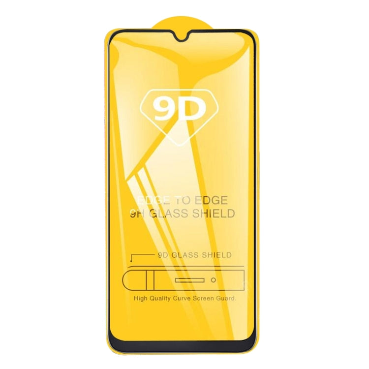 For Galaxy A20s 9D Full Glue Full Screen Tempered Glass Film