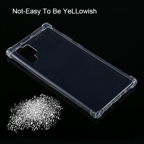 Coque ultra-fine en TPU transparent antichoc pour Galaxy Note 10+