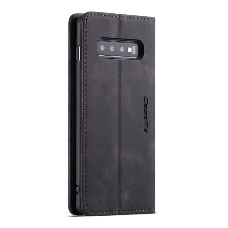 CaseMe-013 Multifunctional Retro Frosted Horizontal Flip Leather Case for Galaxy S10, with Card Slot & Holder & Wallet