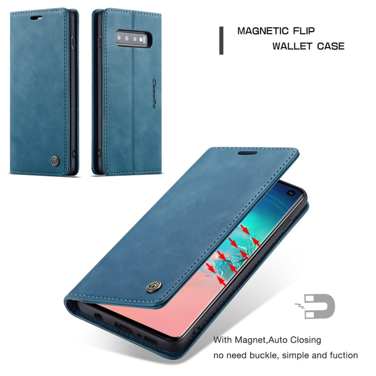 CaseMe-013 Multifunctional Retro Frosted Horizontal Flip Leather Case for Galaxy S10, with Card Slot & Holder & Wallet, For Galaxy S10