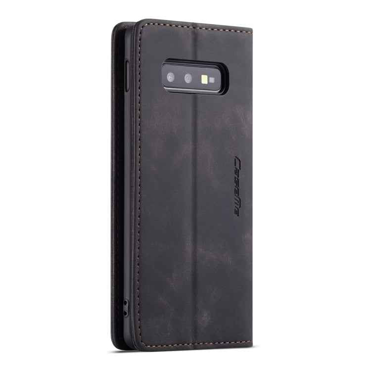 CaseMe-013 Multifunctional Retro Frosted Horizontal Flip Leather Case for Galaxy S10 E, with Card Slot & Holder & Wallet