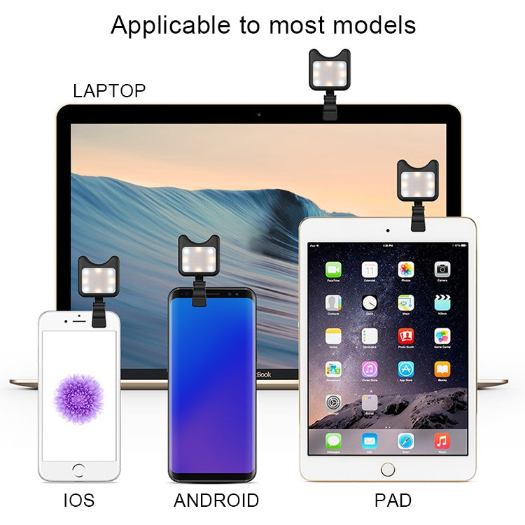 APEXEL Support de téléphone portable pliable universel Bluetooth pour diffusion en direct avec lampe de poche