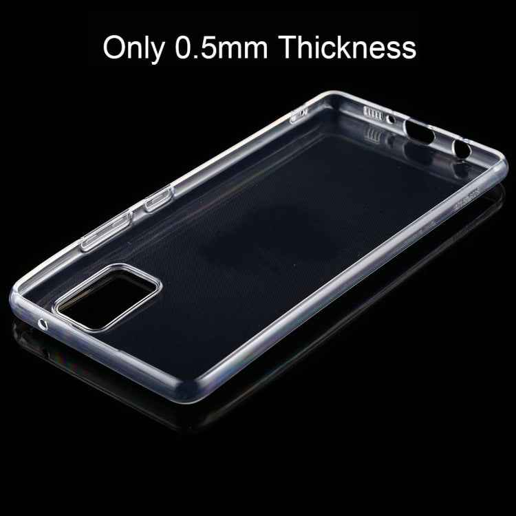 For Galaxy A71 5G 0.5mm Ultra-Thin Transparent TPU Protective Case