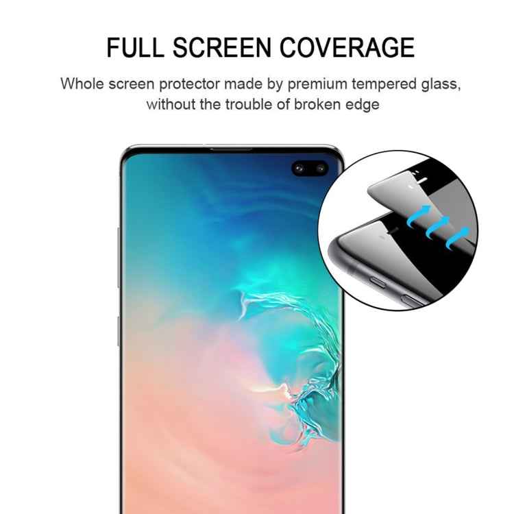 25 PCS 9H 2.5D Premium Curved Screen Crystal Tempered Glass Film for Galaxy S10 Plus