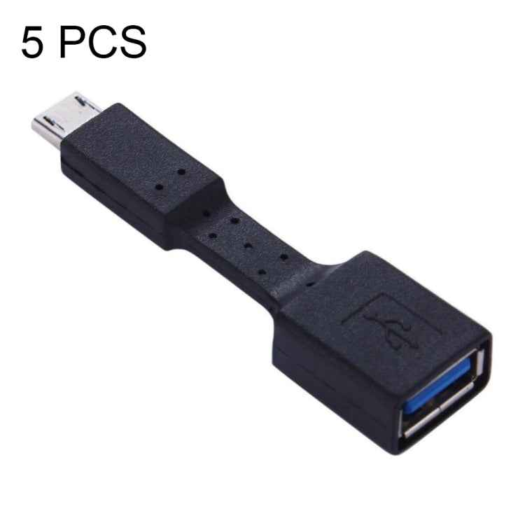 5 PCS Micro USB Male to USB 3.0 Female OTG Adapter, Micro USB to USB 3.0